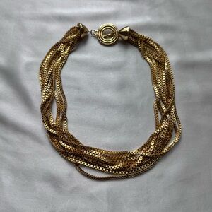 Vintage • Gold Rope Necklace